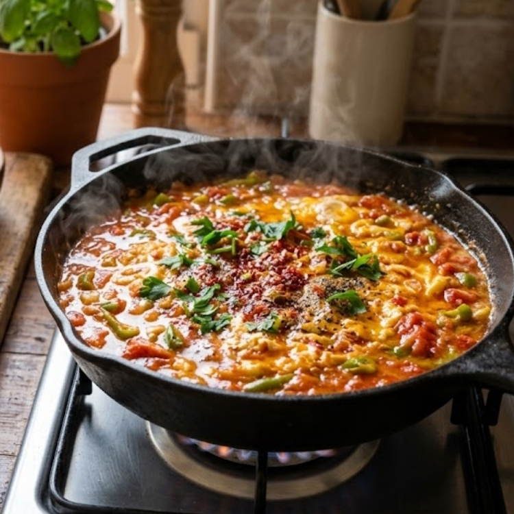 Sade Tereyağlı Sahanda Yumurta