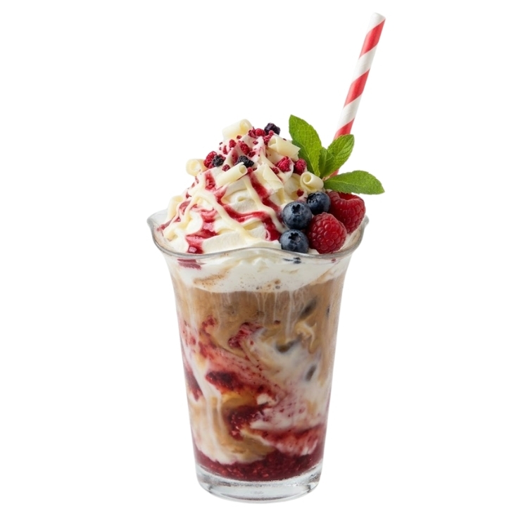 Berry White Mocha Latte